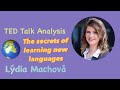 An analysis of machovs ted talk  the secrets of learning a new language by adella raihani