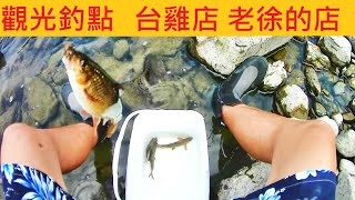 南勢溪觀光釣點 台雞店 老徐的店 @路邊輕鬆坐著釣 #南勢溪