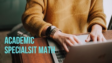 Selected demo video for academic specialist Math
