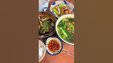 Bữa cơm của người nhà quê nhưng luôn cho ta nhiều cảm xúc #cuocsongqueem #huongviquehuong #food