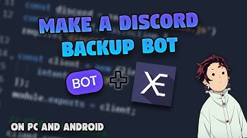How to make a discord backup bot in 4 mins!! (No Coding!!) [Outdated]