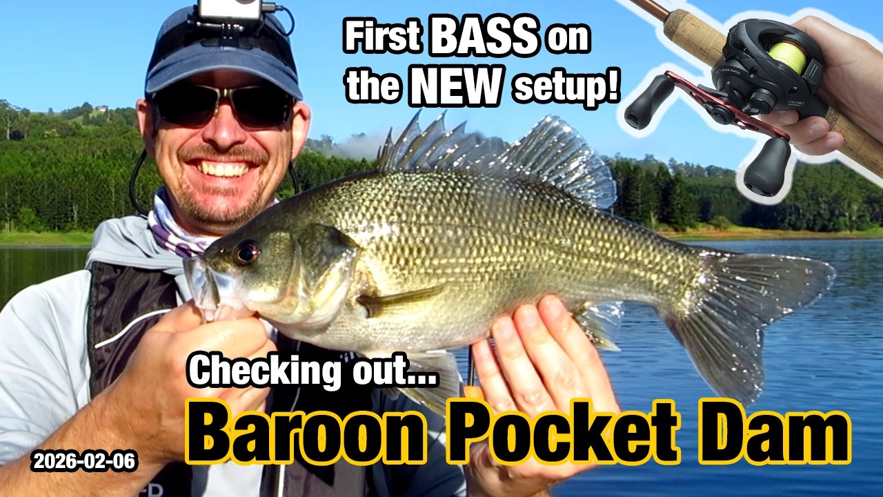 Checking out Baroon Pocket Dam – Kayak fishing for Bass