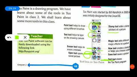 Std - 3/ Sub - Computer/ Chapter - 5/ Exploring Tuz Paint/ Part - 1