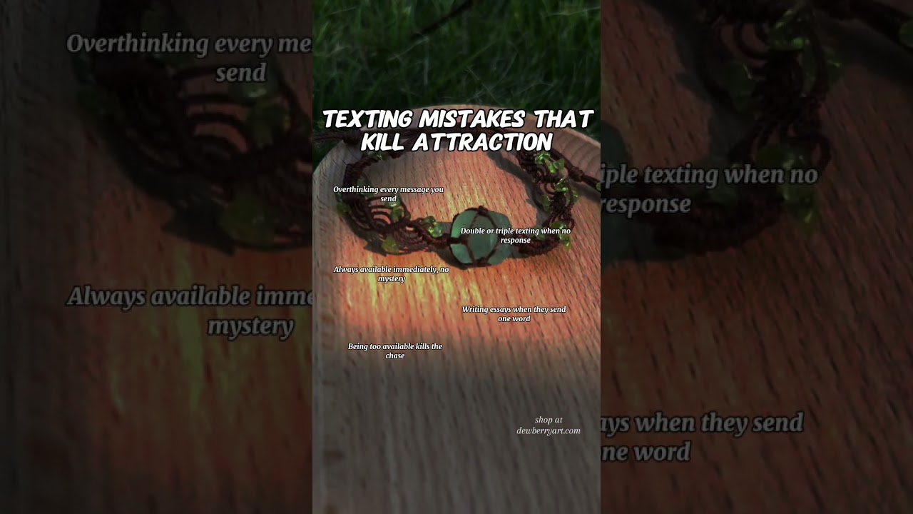 Texting Mistakes That Kill Attraction 