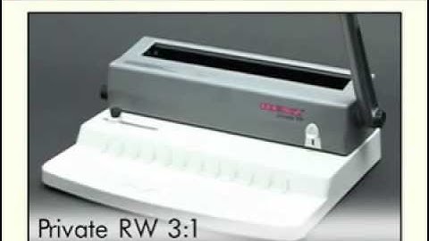RENZ Private RW Wire Binding Machine
