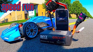ARRMA LIMITLESS SPEED RUN 140 MPH ONYX RC POWER SYSTEM 6S