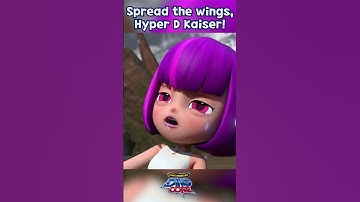 Spread the wings, Hyper D Kaiser! I dinocore I season3 #dinocore #shorts