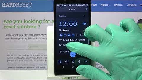 How to Set Alarm Clock in Listo SP50 – Add Alarm