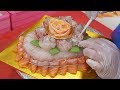 회 케이크 Amazing Sashimi Cake, Raw Fish Cake - Korean Street Food