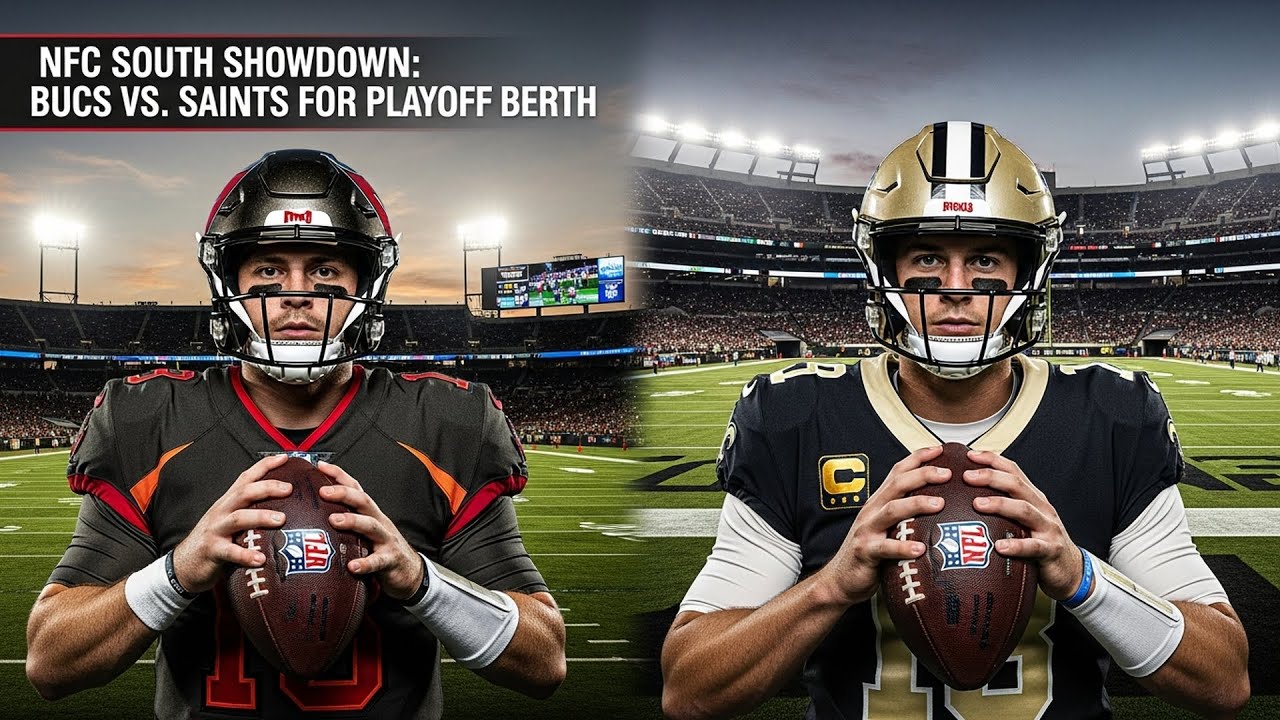 NFC South Playoff Race: Buccaneers, Saints Battle for Division Title in Final Week