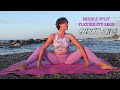 Hamstring Leg Split Stretching | ASMR Gymnastics Feet Routine | MIDDLE SPLIT Flexibility Legs