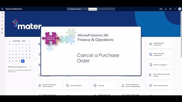 Cancel a Purchase Order   Process Video sample  using Dynamics 365 (Obfuscated data)