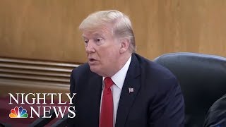 President Donald Trump Says He Does Not Blame China For Taking Advantage Of U.S. | NBC Nightly News