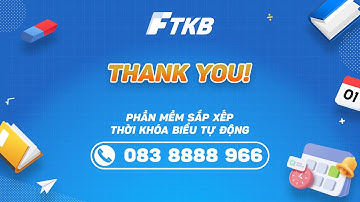Giới thiệu phầm mềm xếp TKB tự động FTKB