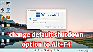 How To Change Default Shutdown Options In Alt+F4 Dialog Box In Windows 11/10
