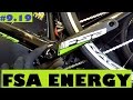 FSA Energy MegaExo crankset removal. installation. Shimano Hollowtech type.