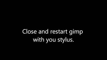 How to set pressure sensitivity in Gimp