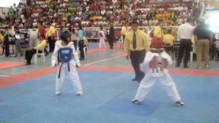 Olimpiada nacional 2010 Tae Kwon Do Fin infantil Jalisco vs. UNAM 1er. round