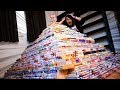 I Made a GIANT Pyramid out of 10,000 Manga ($50,000 CHALLENGE)