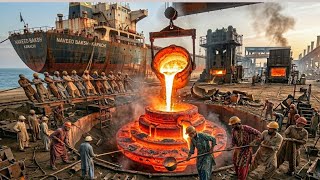 Incredible Manufacturing Process of Giant Ship Shaft Valve | Heavy Industry Technology