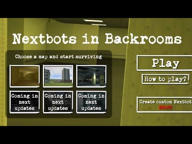 Nextbots Obunga Chase Room, Nextbots In Backrooms Android Gameplay  Walkthrough 