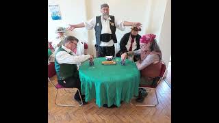 Tea duelling at the Steampunks of Gloucestershire meeting