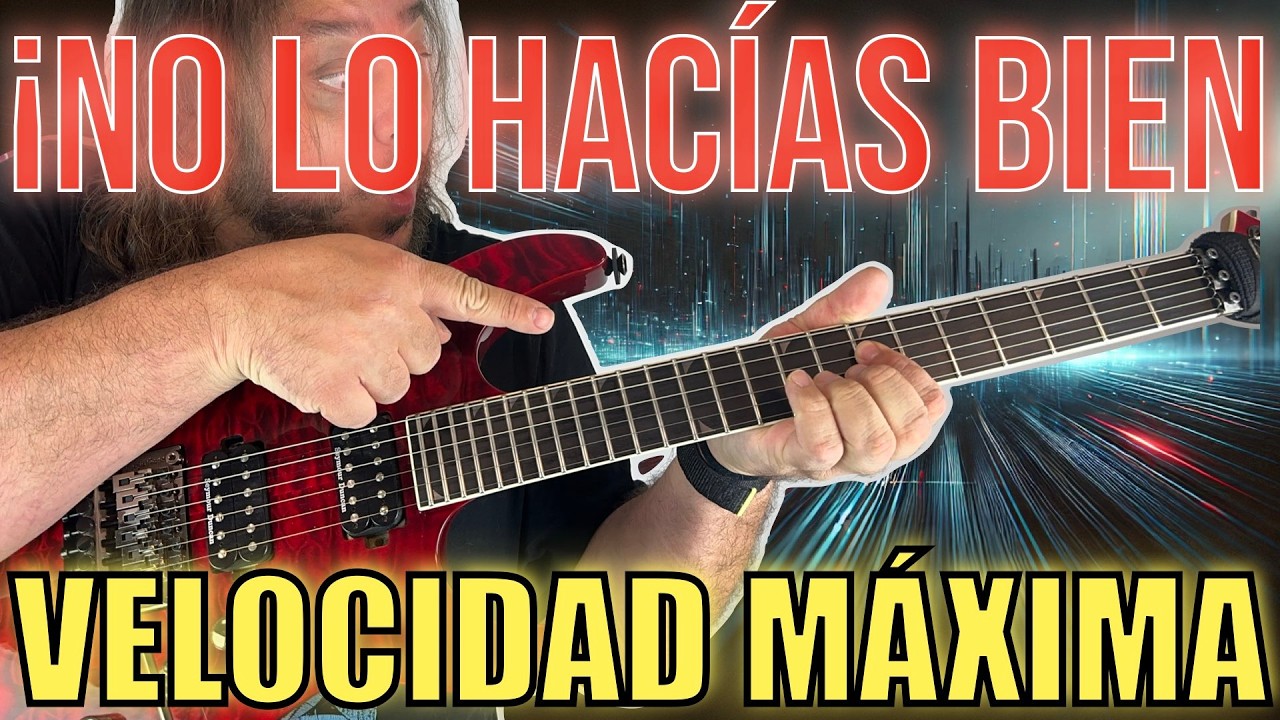 No Puedes Tocar Rápido en Guitarra Porque Cometes Estos Errores (SOLUCIÓN)