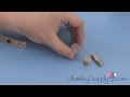 Using the Swarovski Crystal Applicator to attach Crystal Rose Pins