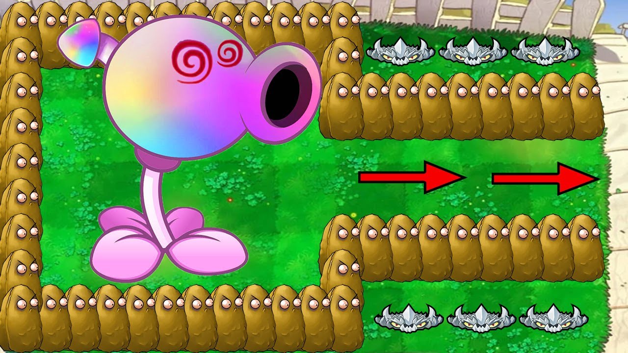 99 Hypno Gatling Peashoter Vs Giga Gargantuar Vs Dr. Zomboss - Plants ...