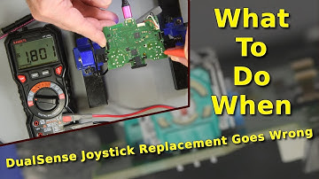 Troubleshooting a Replaced DualSense Joystick