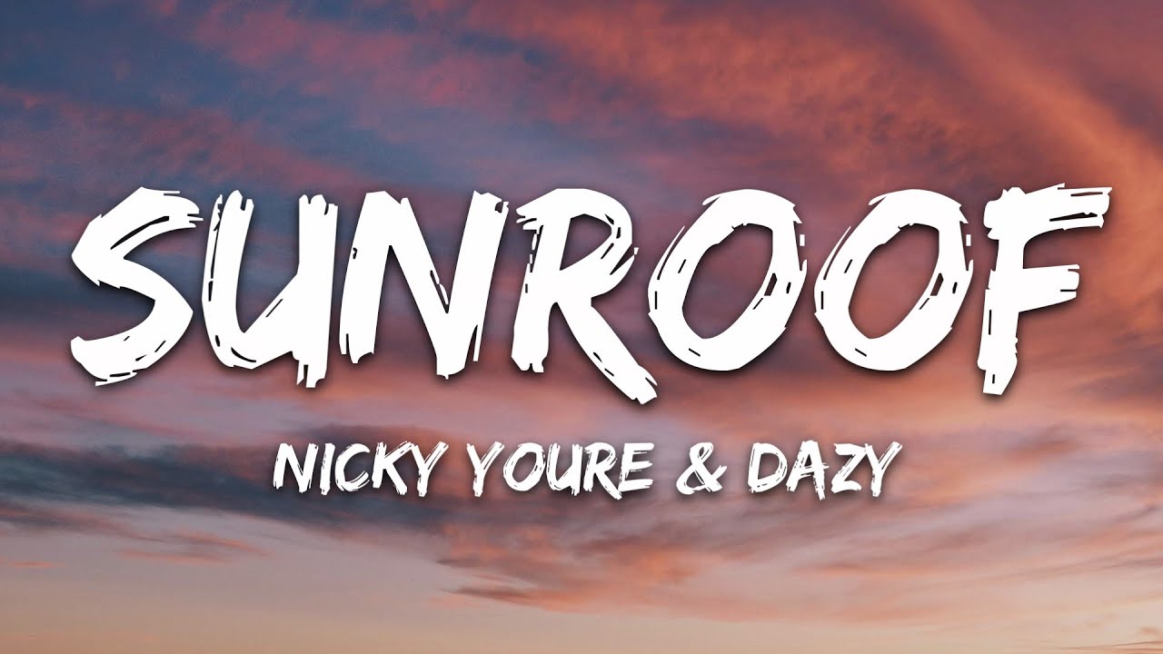 Nicky Youre dazy   Sunroof Lyrics