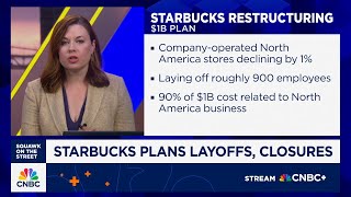 Starbucks Announces 1B Restructuring Plan, Layoffs And Store Closures