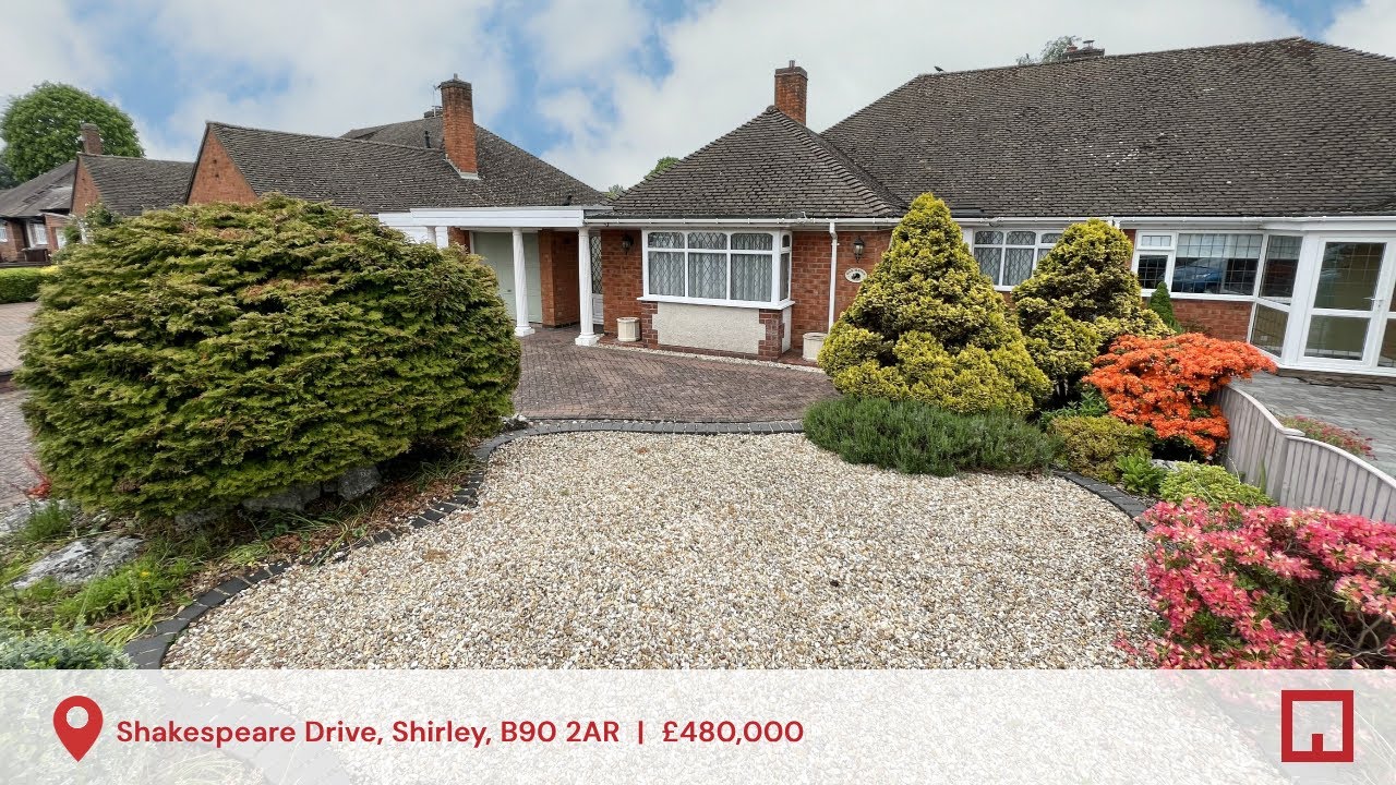 Shakespeare Drive, Shirley, B90 2AR 3 Bed Dormer Bungalow For Sale