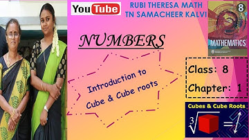 TN Samacheer kalvi _ 8th Maths _ Numbers _ Introduction to Cubes and Cube roots