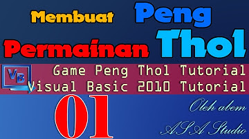 Visual Basic 2010 Tutorial, Membuat Permainan Peng Thol, 1, Konsep dan Fungsi Tombol