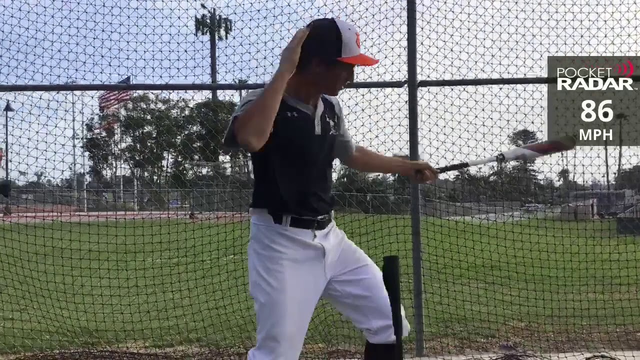 Elijah Maris Exit Velo Jan 30 19 - YouTube