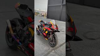 Rate her 1 - 10 🤔 #Yamaha #R1 #Motorcycle #Superbike #Trackbike #Titanium