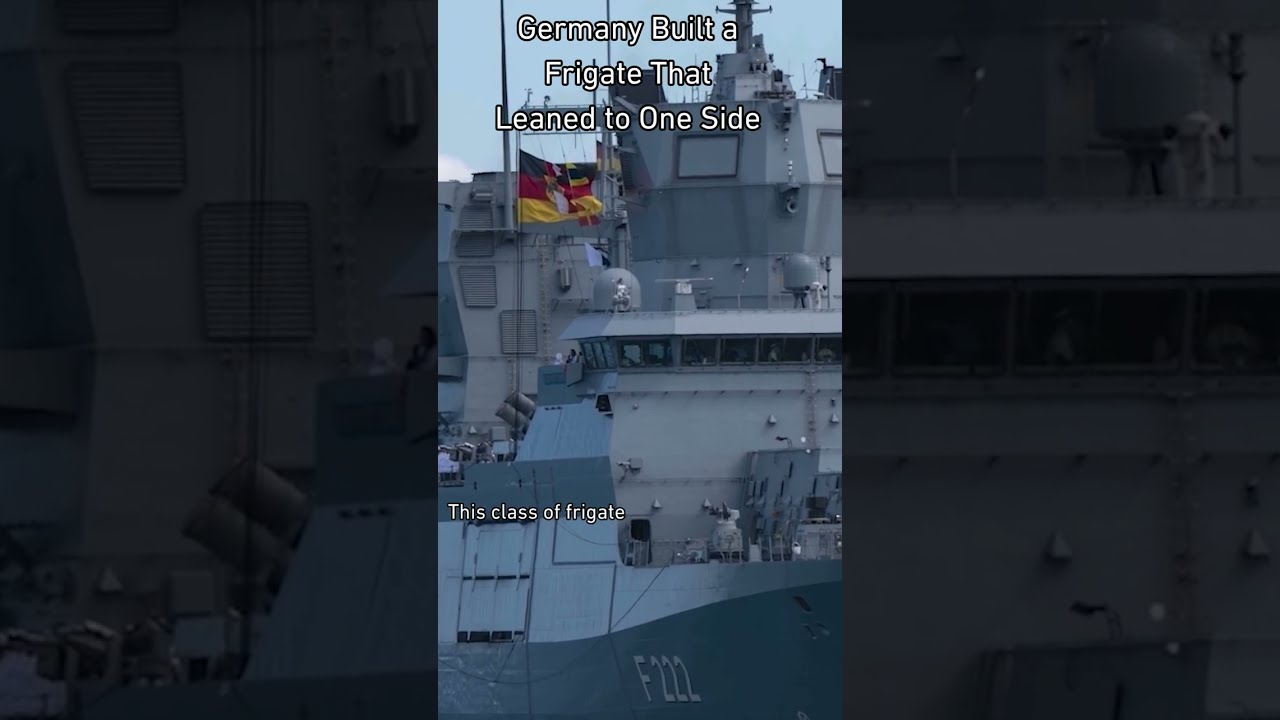 Imagine spending billions on a warship that permanently leans