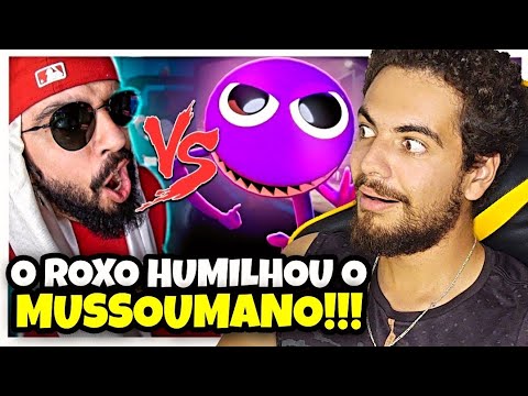 Roxo do Roblox (Rainbow Friends) Vs. Mussoumano - Batalha Com