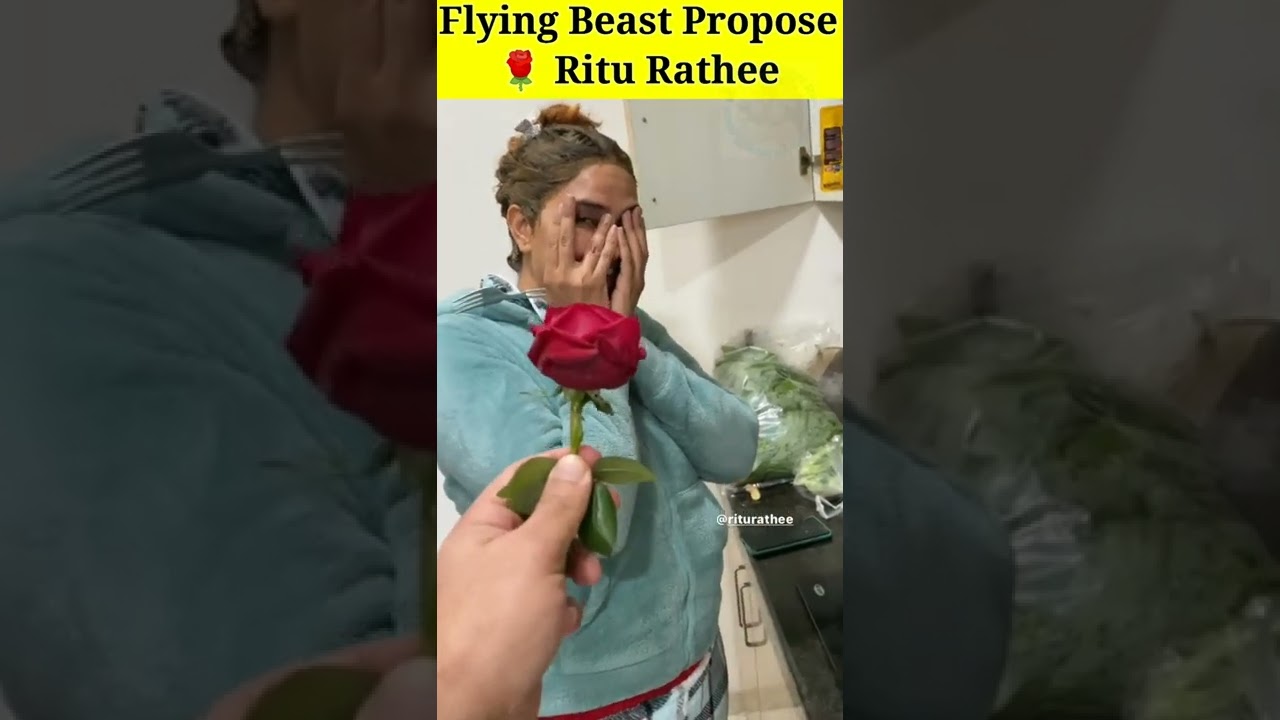 Flying Beast Propose🌹 Ritu Rathee | Flying Beast Instagram Story 