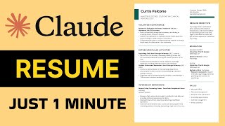 How to Make a Resume with Claude AI in 1 Minute (Free & Easy) screenshot 4
