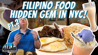 Best Hidden Restaurants In NYC 2021! First Time Trying Filipino Tapsilog at Mama Fina’s!