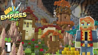 Empires 2 : I Built a CAVE STARTER BASE in Minecraft 1.19 Survival Let's Play (#1)