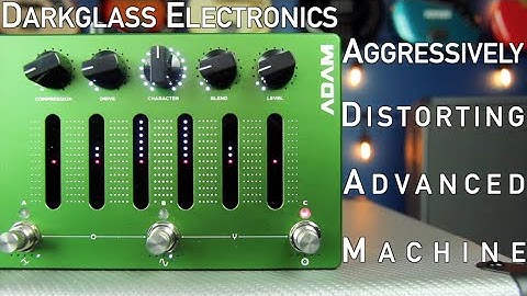 Darkglass Electronics Aggressively Distorting Advanced Machine Demo by Amos Heller