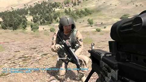 ARMA II OA - Headshot with The BH door-gun