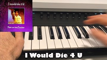 I Would Die 4 U synth cover [Tribute to Prince] #shorts
