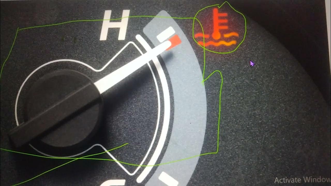 Car Engine Overheating Light - YouTube