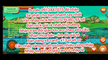 Cho Nick Ngọc Rồng Ngon Có Bông Tai Nhiều Đồ Sao
