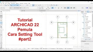 Tutorial ARCHICAD 22 Pemula Cara Setting Tool #part2