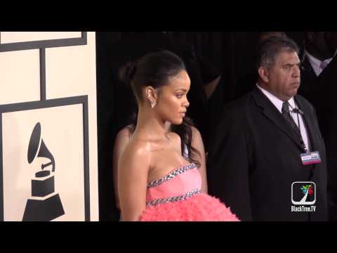 EXCLUSIVE Rihanna at 2015 GRAMMY Awards